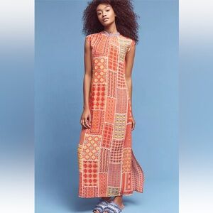 Anthropologie Tanvi Kedia Patchwork Sol Dress Large